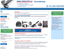 Tablet Screenshot of gereedschap.snelbesteld.nl